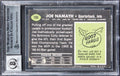 Jets Joe Namath Authentic Signed 1969 Topps #100 Card Auto 10! BAS Slabbed 2