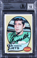 Jets Joe Namath Authentic Signed 1970 Topps #150 Card Auto 10! BAS Slabbed 1