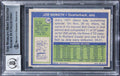 Jets Joe Namath Authentic Signed 1972 Topps #100 Card Auto 10! BAS Slabbed 2