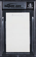 Bruno Kirby City Slickers Authentic Signed 3x5 Index Card BAS Slabbed 2