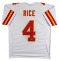 Rashee Rice Authentic Signed White Pro Style Jersey Autographed BAS