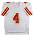 Rashee Rice Authentic Signed White Pro Style Jersey Autographed BAS