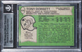 Cowboys Tony Dorsett "ROY 77, HOF 94" Signed 1978 Topps #315 RC Card BAS Slab 2