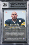 Steelers Hines Ward Signed 1998 Finest #148 Rookie Card Auto 10! BAS Slabbed