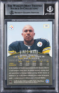Steelers Hines Ward Authentic Signed 1998 Finest #148 Rookie Card BAS Slabbed