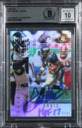 Broncos Terrell Davis "HOF 17" Signed 1999 SPX #28 Card Auto 10! BAS Slabbed