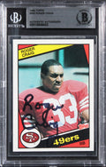 49ers Roger Craig Authentic Signed 1984 Topps #353 Rookie Card BAS Slabbed