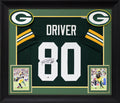 Donald Driver Authentic Signed Green Pro Style Framed Jersey JSA Witness