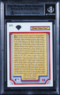 Braves Deion Sanders Authentic Signed 1992 Upper Deck #SP3 Card BAS Slabbed