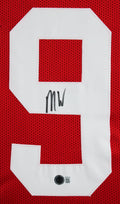 Mykel Williams Authentic Signed Red Pro Style Framed Jersey BAS Witnessed