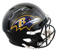Ravens Zay Flowers Signed Full Size Speed Rep Helmet BAS Witnessed #2W971709