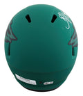 Eagles Brian Dawkins Signed Rave Full Size Speed Rep Helmet W/ Case BAS Witness