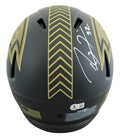 Ravens Ray Lewis Signed STS IV Full Size Speed Proline Helmet W/ Case BAS Wit
