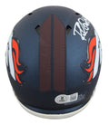 Broncos Rod Smith Authentic Signed Speed Mini Helmet W/ Case BAS Witnessed