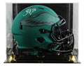 Eagles Brian Dawkins Signed Rave Full Size Speed Rep Helmet W/ Case BAS Witness