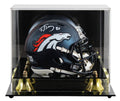 Broncos Ed McCaffrey Authentic Signed Speed Mini Helmet W/ Case BAS Witnessed 2