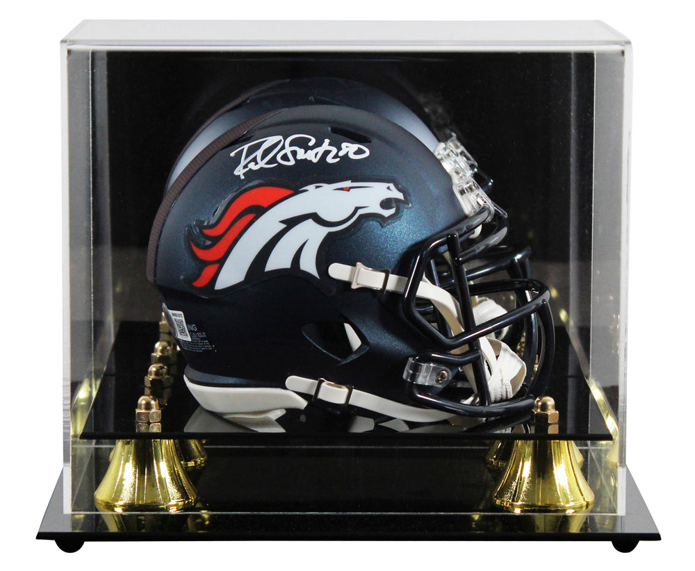 Broncos Rod Smith Authentic Signed Speed Mini Helmet W/ Case BAS Witnessed