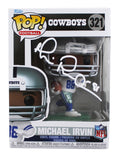 Cowboys Michael Irvin Authentic Signed #321 Funko Pop Vinyl Figure BAS Witnessed