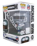 Cowboys Michael Irvin Authentic Signed #321 Funko Pop Vinyl Figure BAS Witnessed