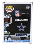 Cowboys Michael Irvin Authentic Signed #321 Funko Pop Vinyl Figure BAS Witnessed