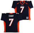 Broncos John Elway Authentic Signed Navy M&N Throwback Jersey BAS Witnessed