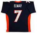 Broncos John Elway Authentic Signed Navy M&N Throwback Jersey BAS Witnessed