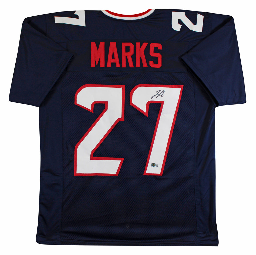 Woody Marks Authentic Signed Navy Pro Style Jersey Autographed BAS