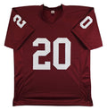 Oklahoma Billy Sims "78 Heisman" Signed Maroon Pro Style Jersey BAS Witnessed