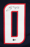 Azeez Al-Shaair Authentic Signed Navy Pro Style Jersey Autographed BAS Witnessed