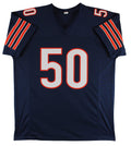 Mike Singletary Authentic Signed Navy Pro Style Jersey Autographed JSA Witness