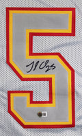 Jamaal Charles Authentic Signed Grey Pro Style Jersey Autographed BAS Witnessed