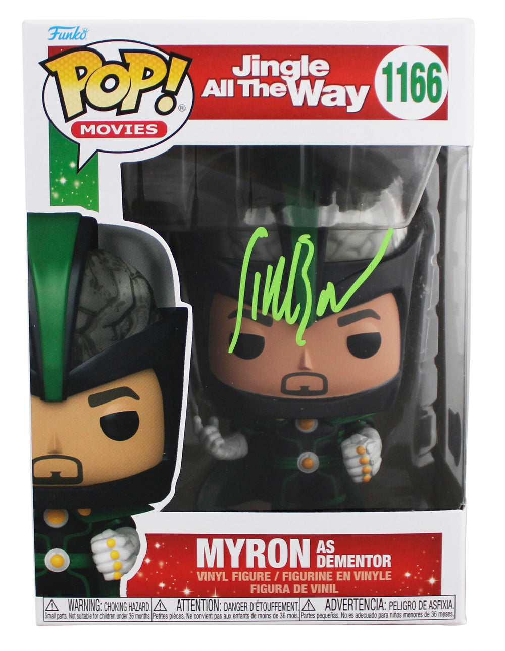 Sinbad Jingle All The Way Signed Myron #1166 Funko Pop Vinyl Figure BAS #BG86272