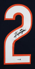 Kyle Monangai Signed Navy Blue Pro Style Framed Jersey JSA Witness #CK32078