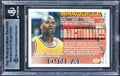 Lakers Shaquille O'Neal Authentic 1996 Topps #220 Card Autographed BAS Slabbed