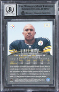 Steelers Hines Ward Signed 1998 Topps Finest #148 Rookie Card Auto 10! BAS Slab
