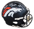 Broncos Rod Smith & Ed McCaffrey Signed Full Size Speed Rep Helmet BAS Witnessed