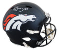 Broncos Ed McCaffrey Signed Full Size Speed Rep Helmet W/ Case BAS Witnessed 2