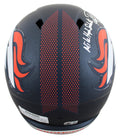 Broncos Rod Smith "MHS" Signed Full Size Speed Rep Helmet W/ Case BAS Witnessed