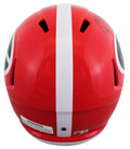 Georgia Champ Bailey Signed Full Size Speed Rep Helmet W/ Case BAS Witnessed