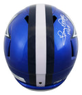 Cowboys Tony Dorsett "HOF" Signed Flash F/S Speed Rep Helmet BAS Wit #4W644195