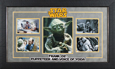 Frank Oz Star Wars "Yoda" Authentic Signed 8x10 Framed Photo JSA #Q59096