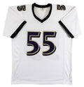 Terrell Suggs Authentic Signed White Pro Style Jersey Autographed BAS Witnessed