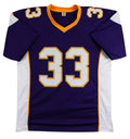Aaron Jones Authentic Signed Purple Throwback Pro Style Jersey BAS Witnessed