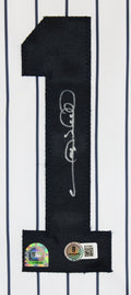 Gary Sheffield Authentic Signed White Pinstripe Pro Style Jersey Autographed BAS