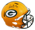 Packers A.J. Hawk Authentic Signed Full Size Speed Rep Helmet BAS Witnessed