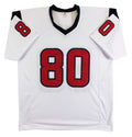 Andre Johnson Authentic Signed White Pro Style Jersey Autographed BAS Witnessed