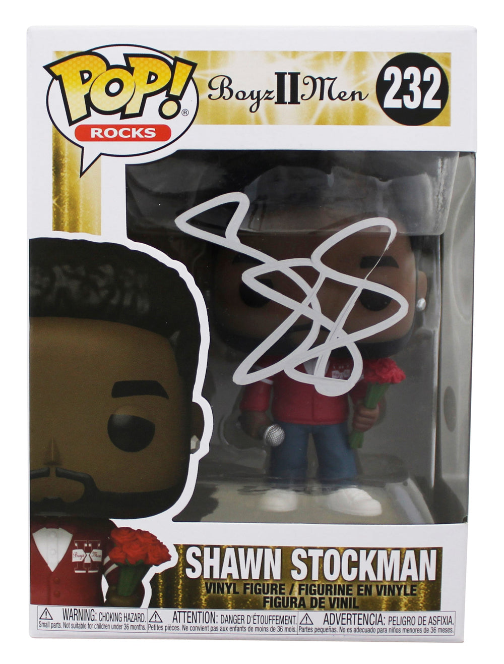 Shawn Stockman Boyz II Men Signed #232 Funko Pop Vinyl Figure JSA #CD10715