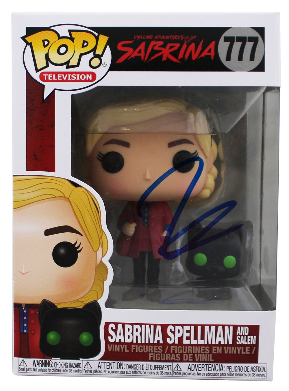 Kiernan Shipka Chilling Adventures Of Sabrina Signed #777 Funko Pop Figure JSA