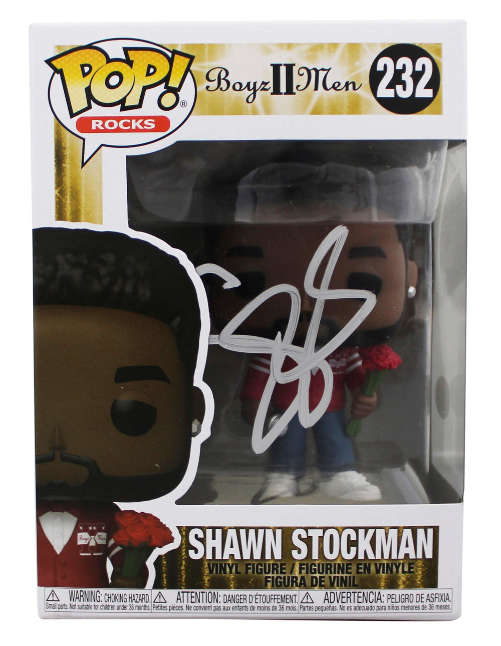 Shawn Stockman Boyz II Men Signed #232 Funko Pop Vinyl Figure JSA #CD10714