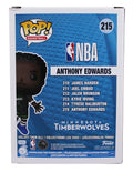 Timberwolves Anthony Edwards Signed #215 Funko Pop Vinyl Figure JSA #CD90424